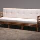 Vintage Italian Bamboo Sofa with Cushions from the 1970s