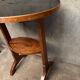 Cherry wood pedestal table