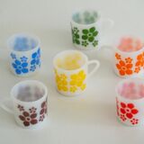 Opaline flower cups