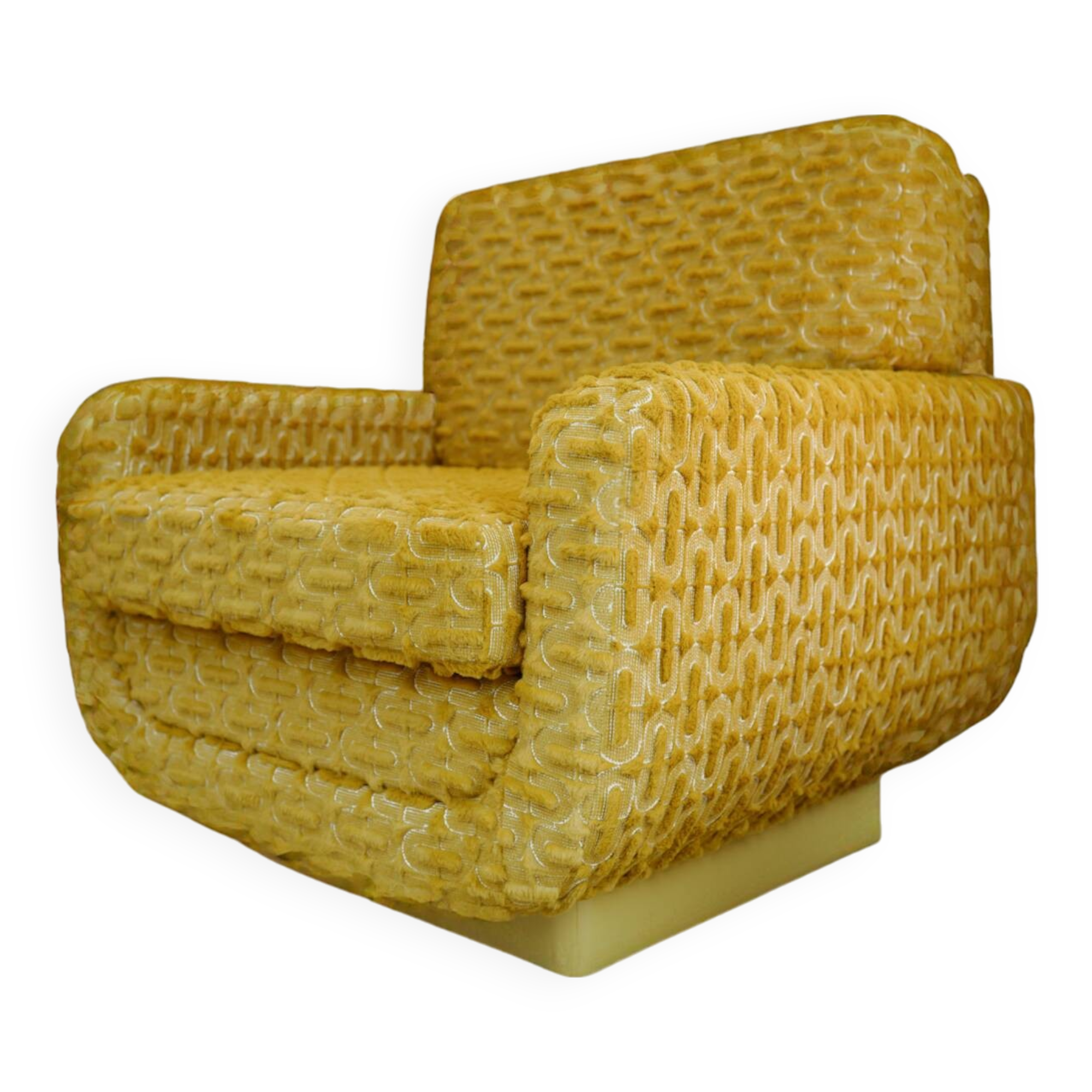 Design Armchair - lacquer and fabric