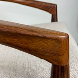 Danish palisander armchairs by Kai Kristiansen