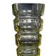Art Deco vase, crystal, designed by J. Hoffmann, Czechoslovakia, 1930s