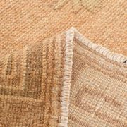 Brown & Cream Turkish Runner Rug, 95x377Cm