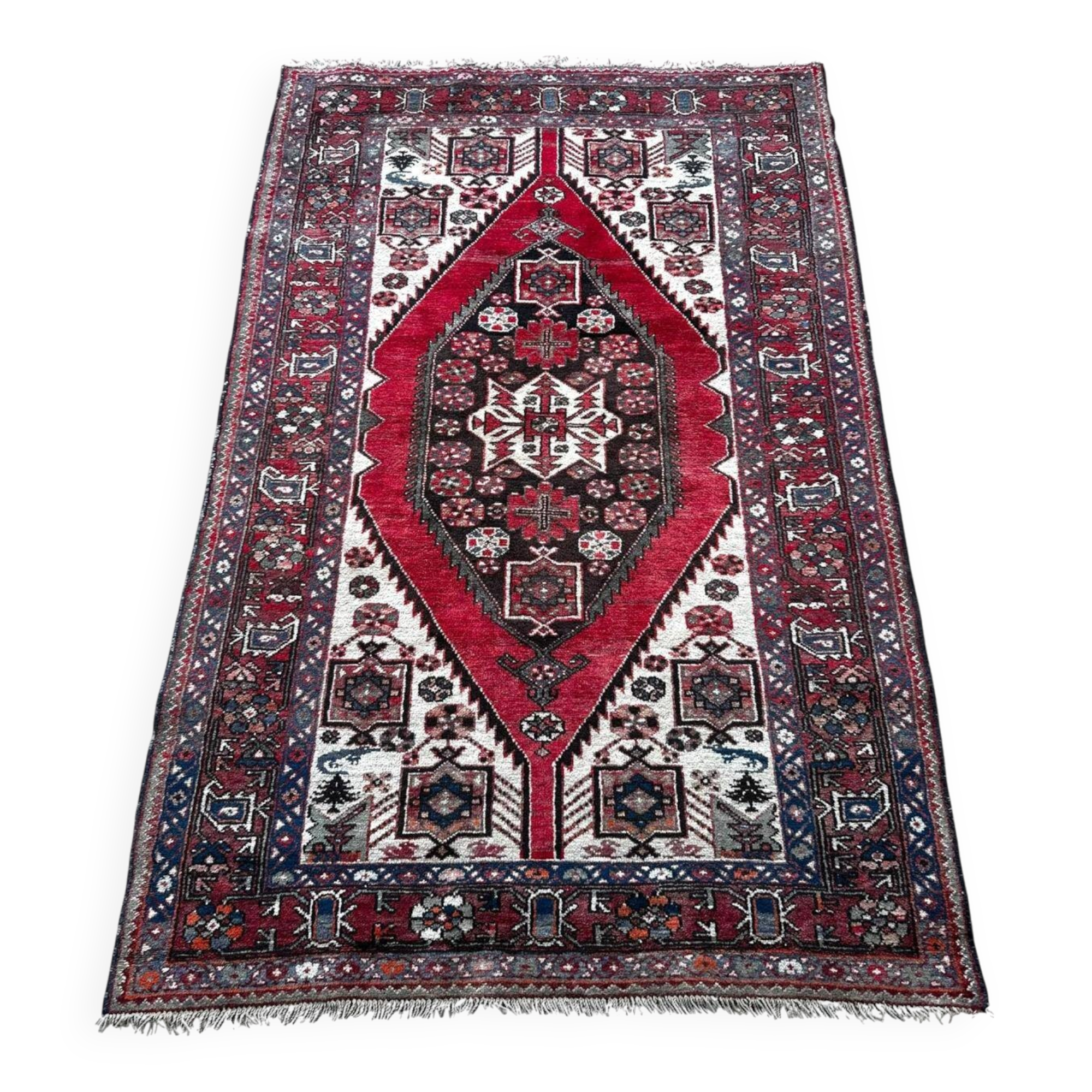 Handmade Persian carpet 205cm x 135cm