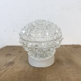 Vintage White Porcelain Wall Light, 1970s