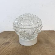 Vintage White Porcelain Wall Light, 1970s