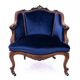 Paire de fauteuils anciens, France, seconde moitié du XIXe siècle. Après restauration.