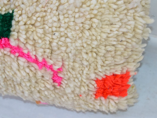 Colorful Moroccan carpet pillow 53x26cm