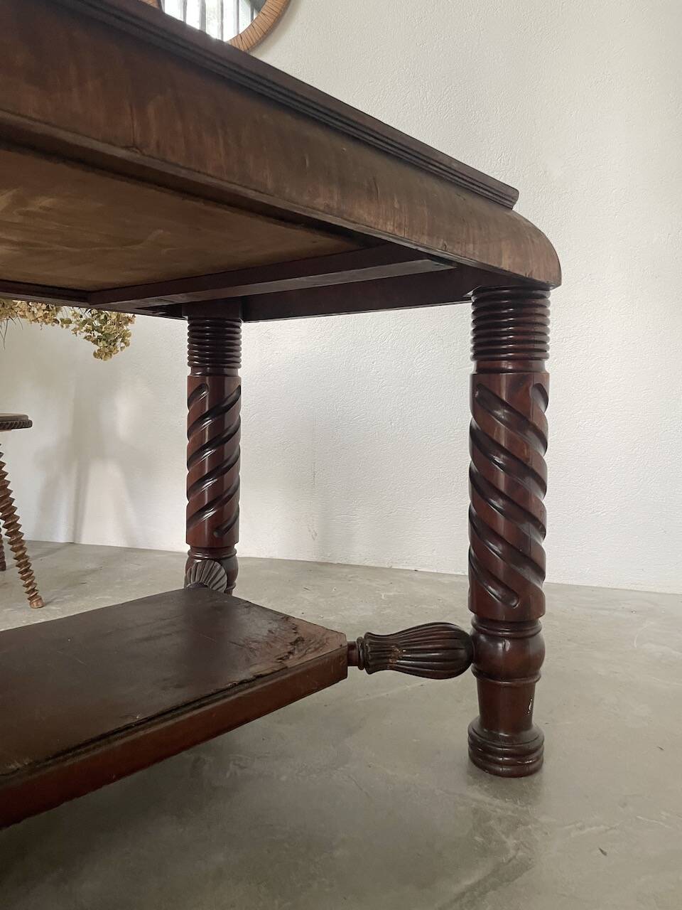 Bureau console acajou 1900