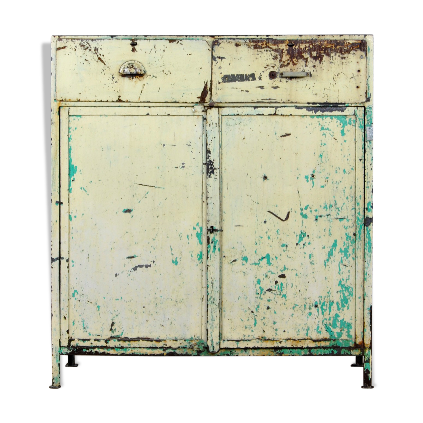 Industrial iron cabinet, 1960s