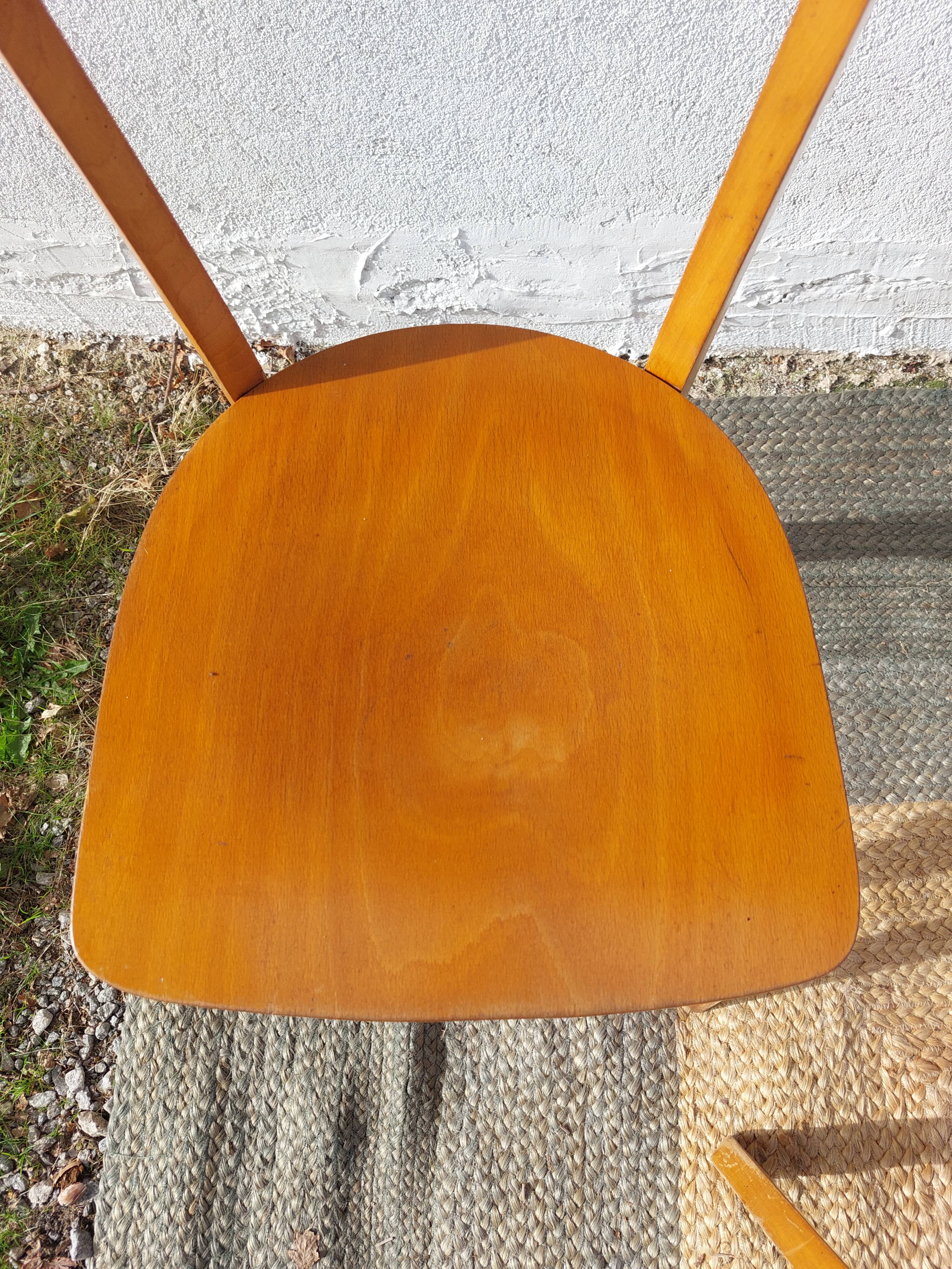 6 chaises bistrot Luterma, vintage