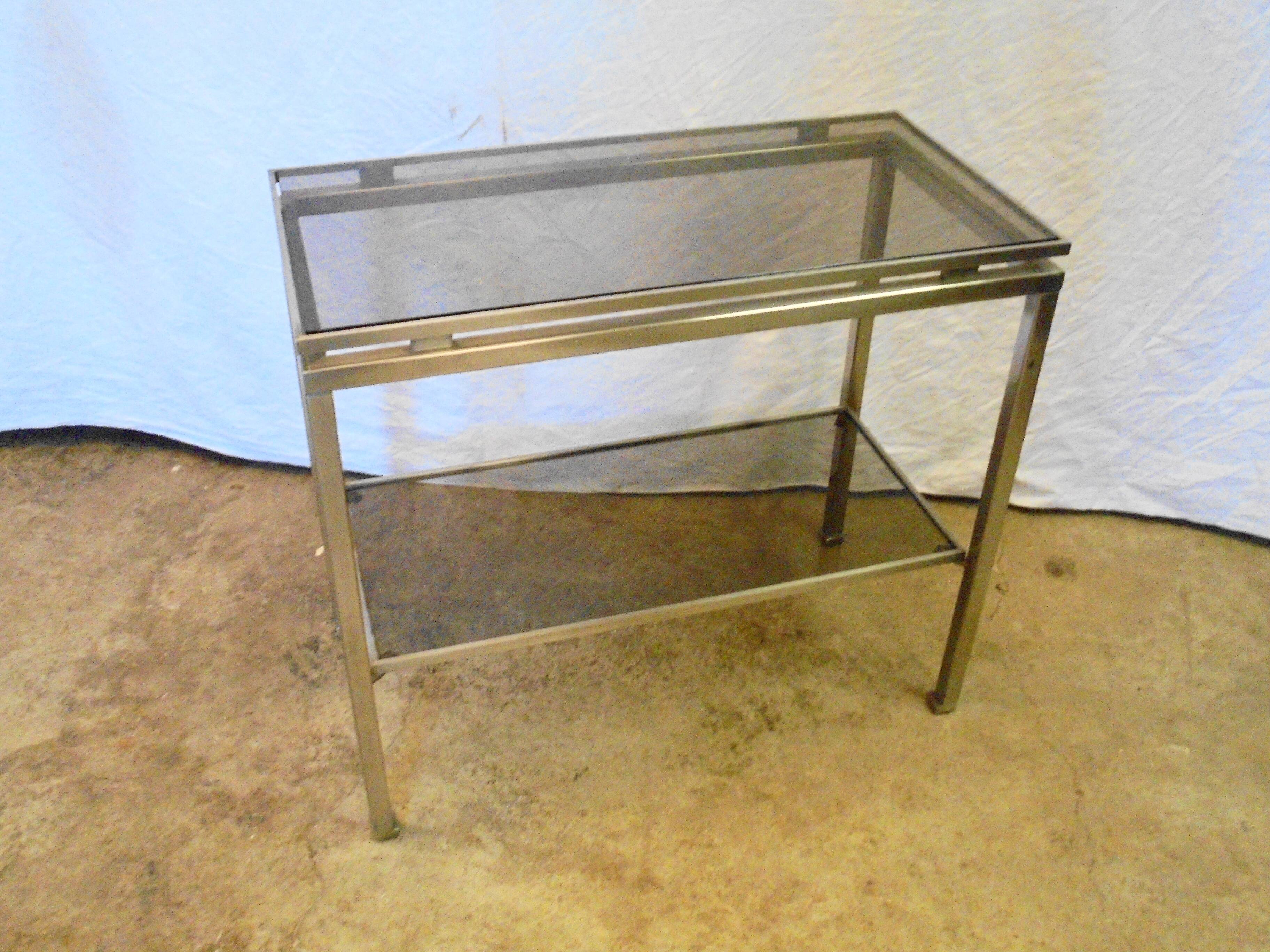 Console 2 trays of the Maison Jansen by Guy Lefevre années 50/60