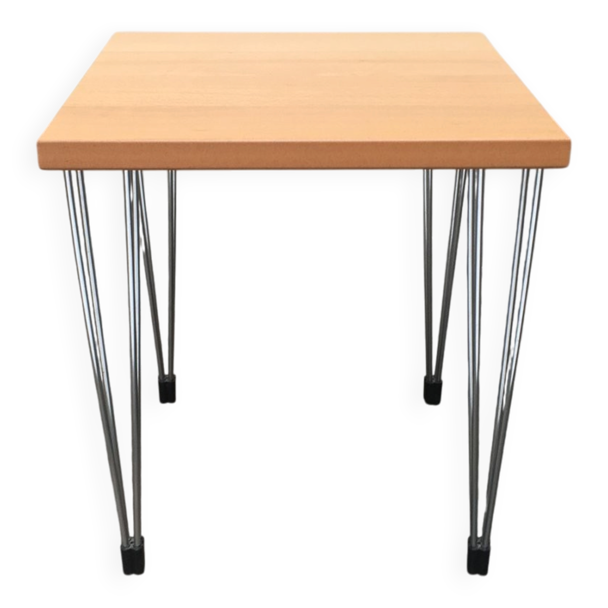 Vintage side table with hairpin legs from Denmark by Pin Age.