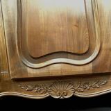 Regency style storage cabinet in solid walnut 20th century