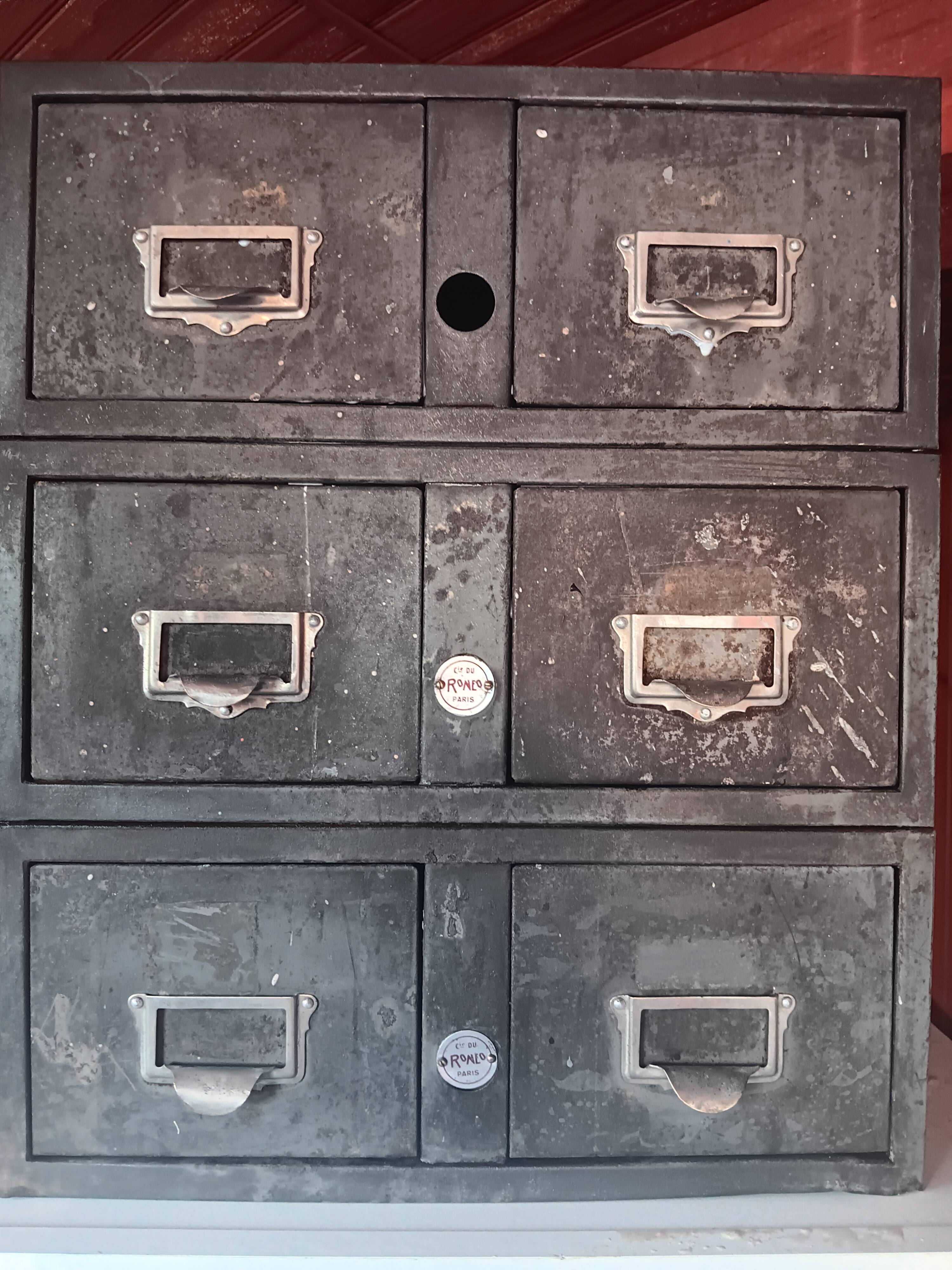 Industrial drawer furniture Ronéo