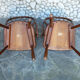 Pair of Scandinavian bars with solid wood Denmark