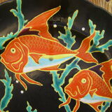 Longwy enamel plate