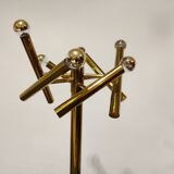 Pair of brass Sciolari floor lamps, 1970s