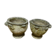 Pair of reconstituted stone planters