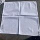 7 serviettes en coton damassé blanches, Christian Lacroix, vintage