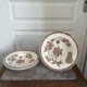 Lot of 4 Deep Plates Earthenware Ceramic Iron Clay Grand Dépôt Marseille