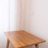 Mid-century beech side table
