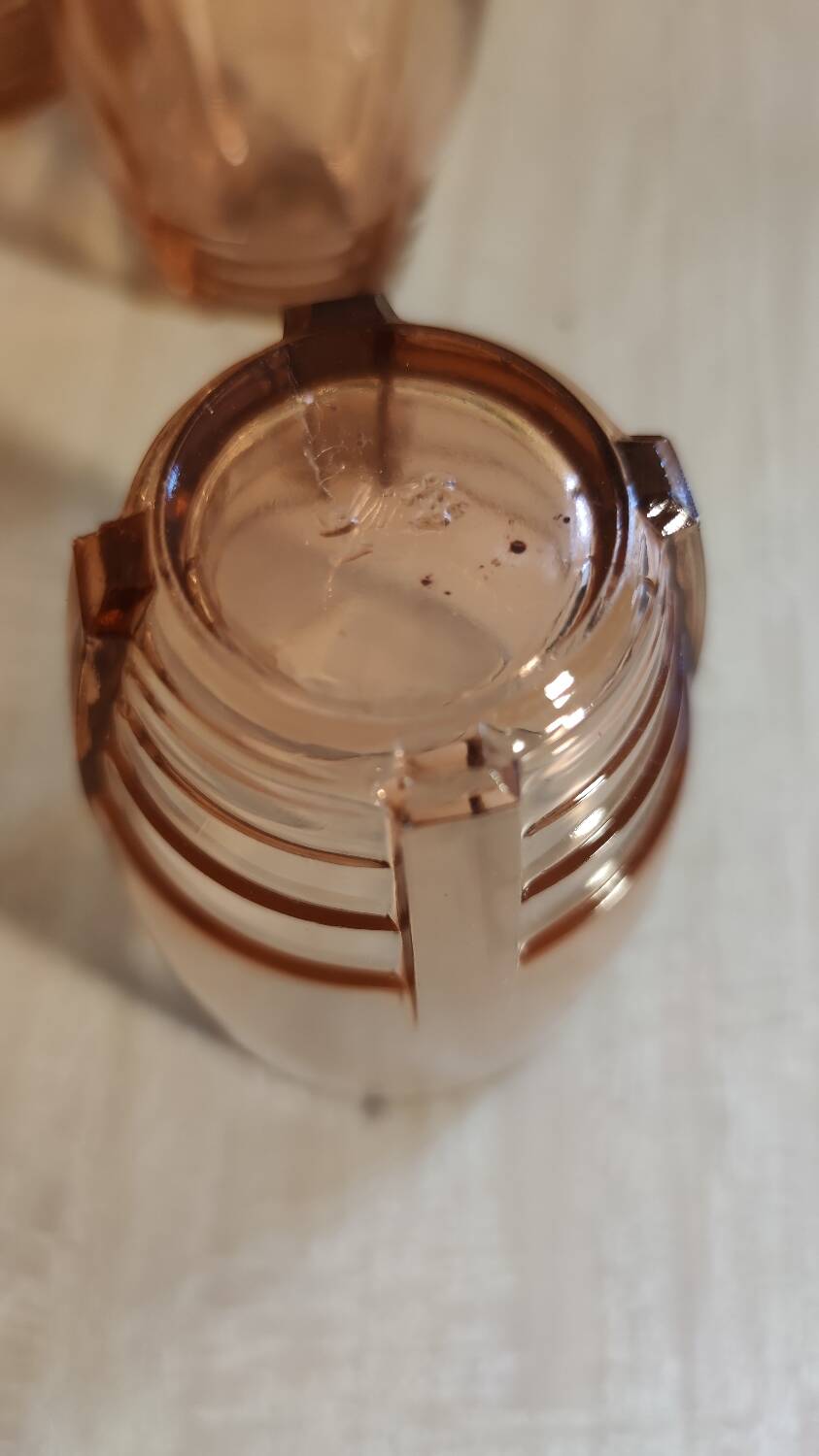 Verres à eau rose