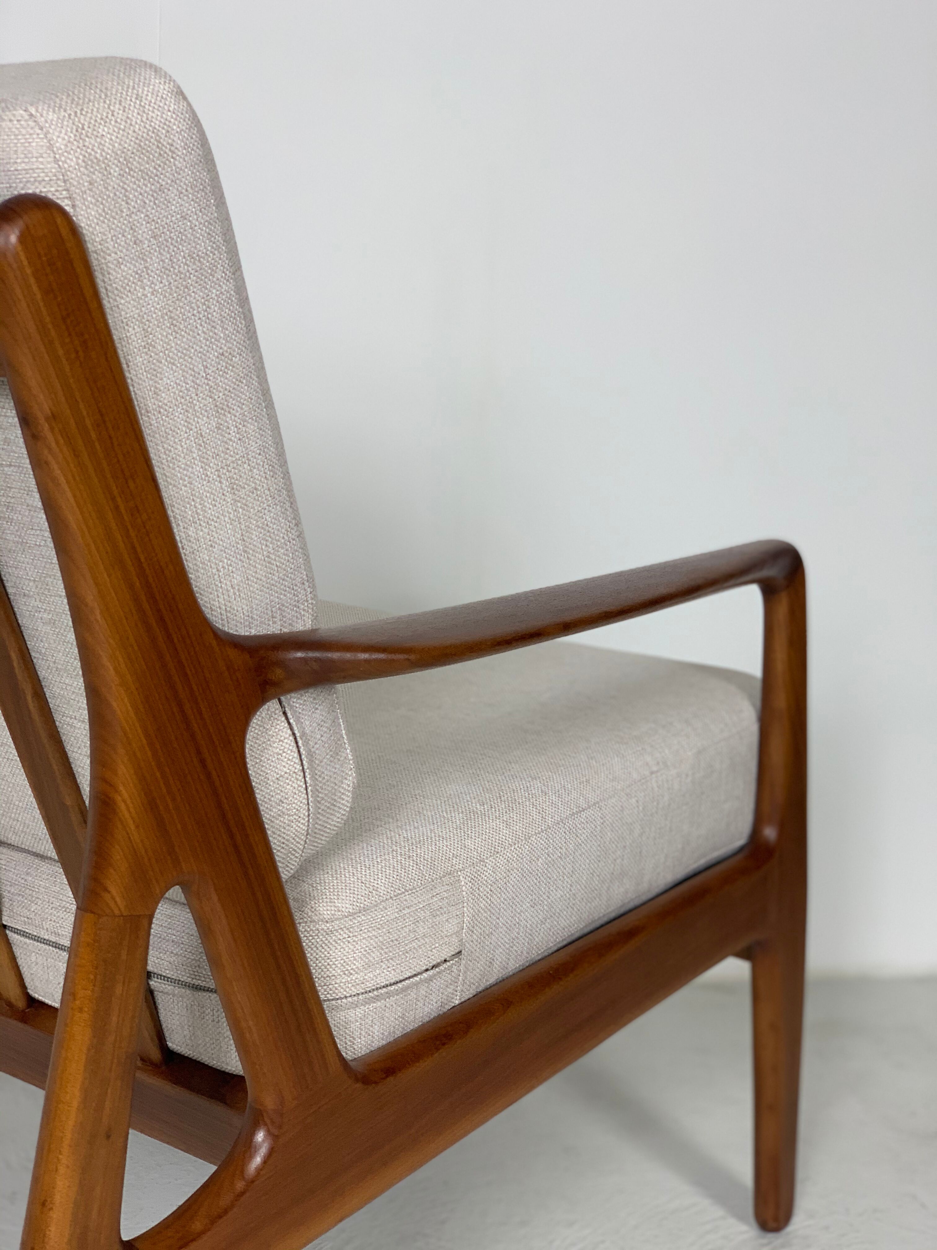 Danish midcentury easy chair by Arne Vodder 1960s