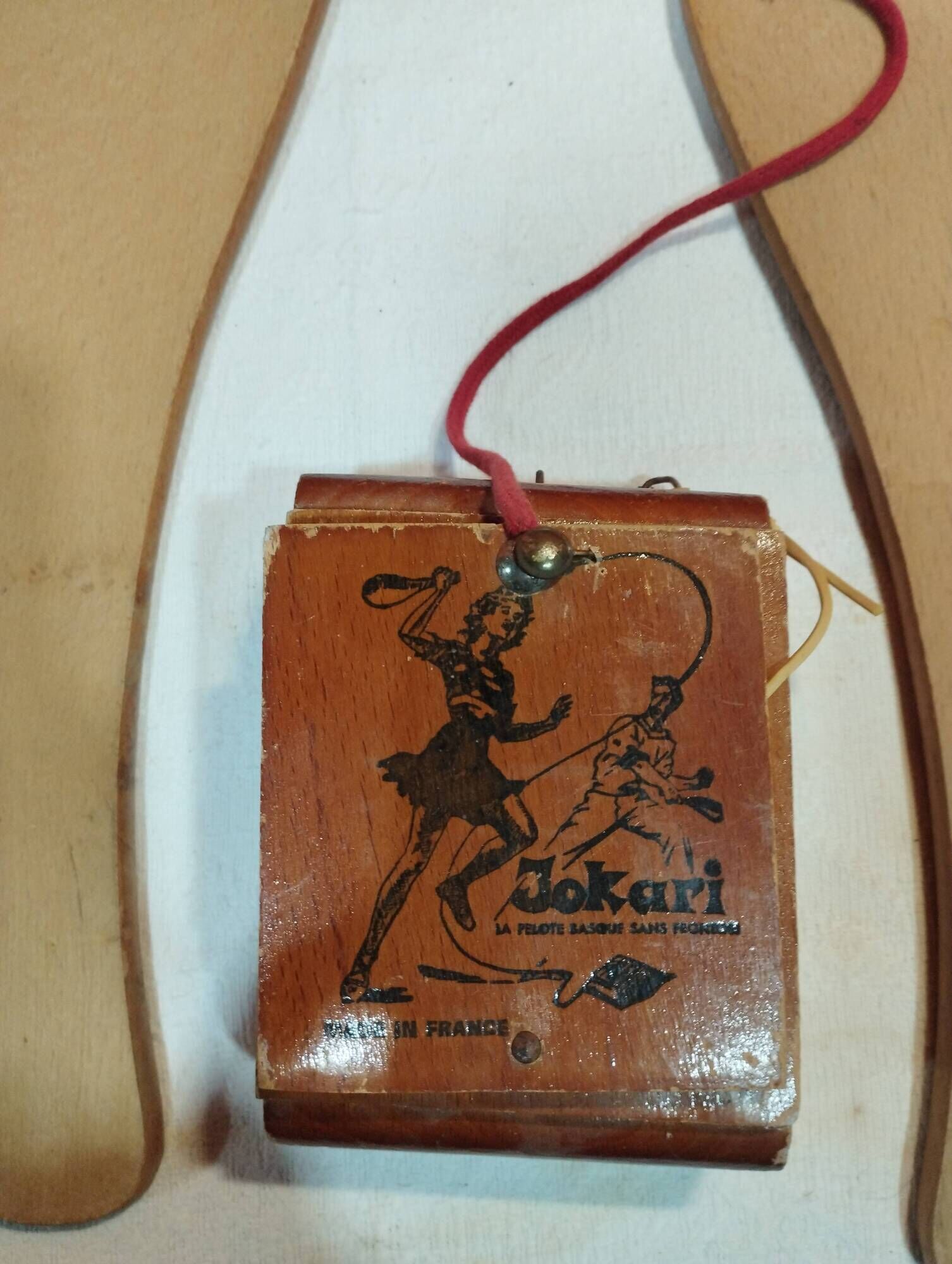 old wooden game: Jokari Adult - made in France