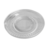 Chiseled glass cup