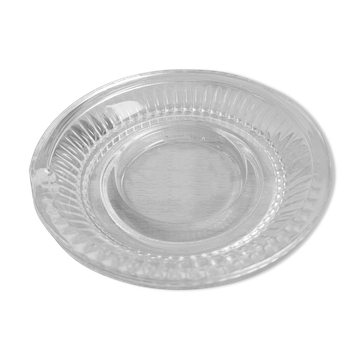 Chiseled glass cup