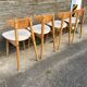 (Lot) 4 chaises Baumann Fontania (restaurées) 1960