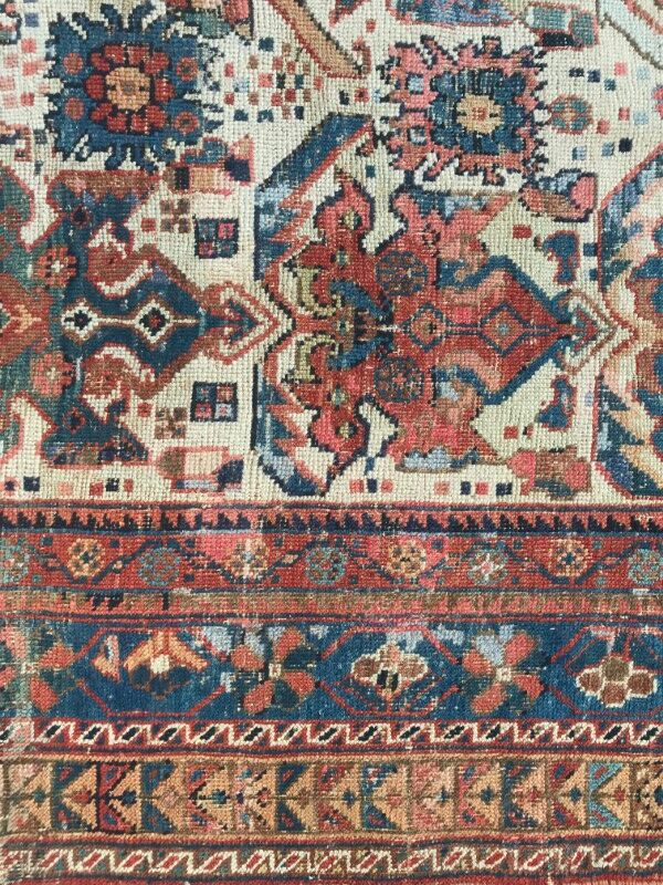 Former carpet Persian Afshar 19th century 150x232cm