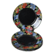 Arcoroc black dinner plates