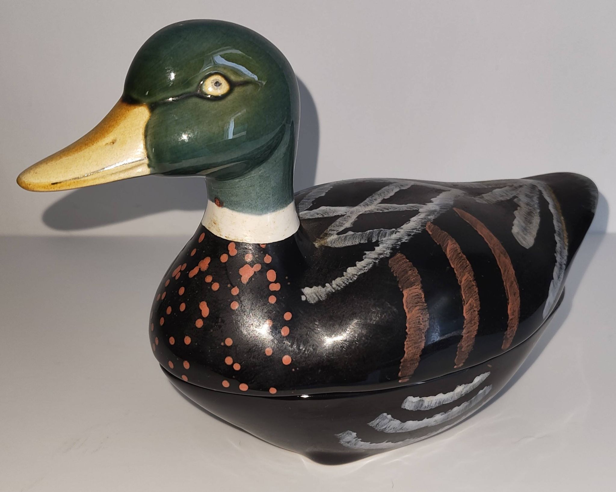 Duck Terrine in earthenware – Michel Caugant – Vintage