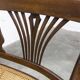 Fischel bench 1930 curved wood artisanal cane handmade