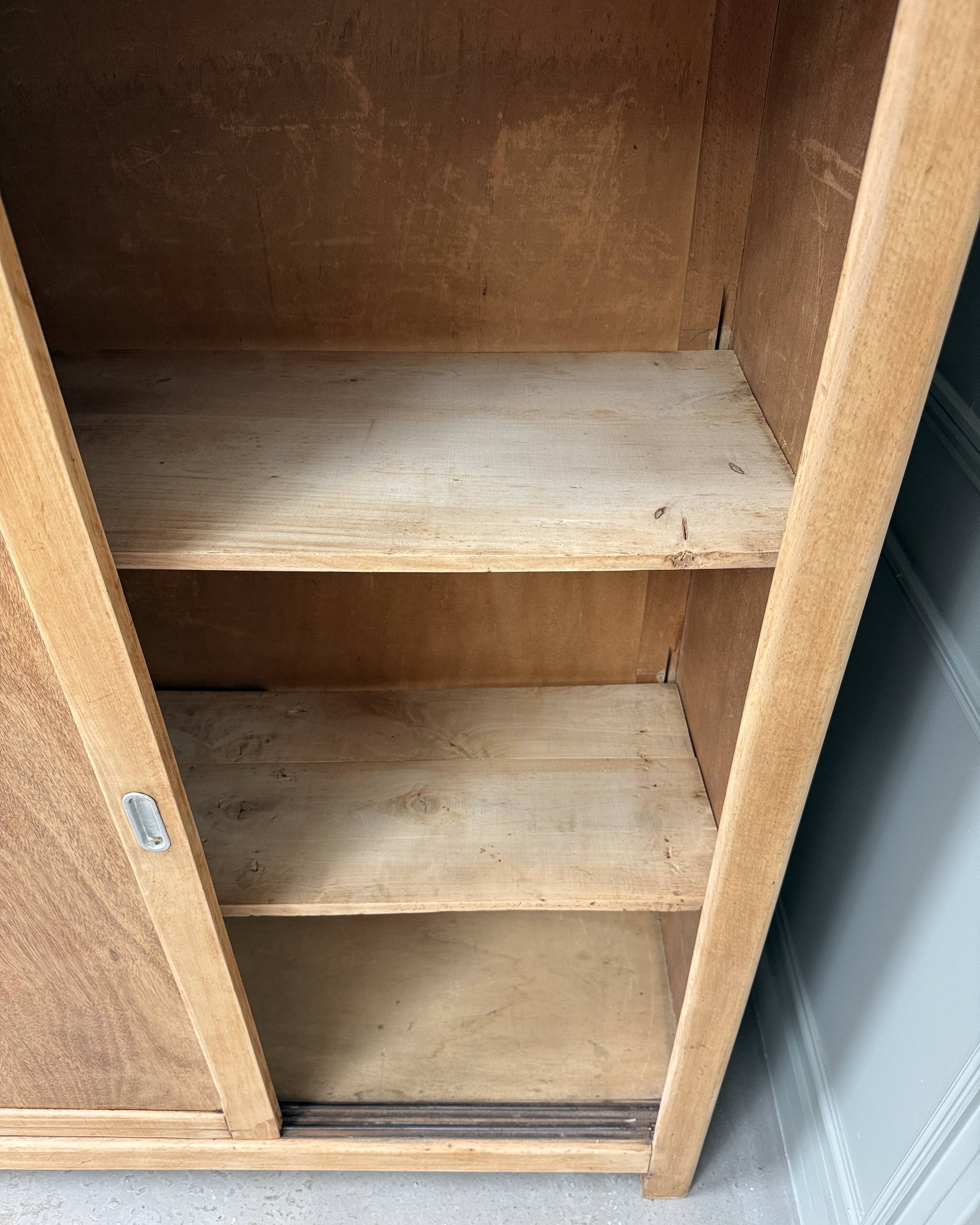 Vintage wardrobe with sliding doors (renovated)