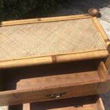 Commode bambou vintage