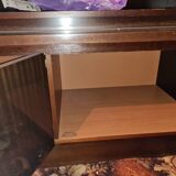 Large lacquered wooden sideboard from the 80s