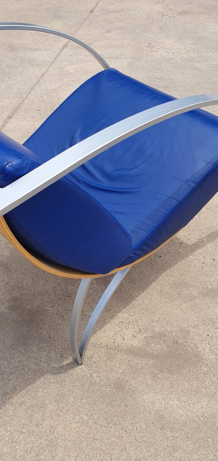 Set 2 -  Karlo chair leather KFF Karl Friedrich Foster postmoder