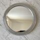 Plateau miroir rond argenté années 50