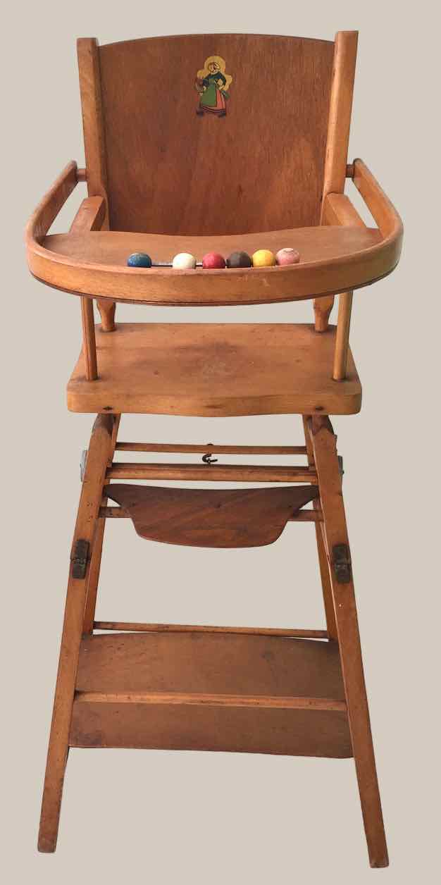 Bécassine doll high chair