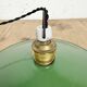Industrial Green Enamel Light, 1930s