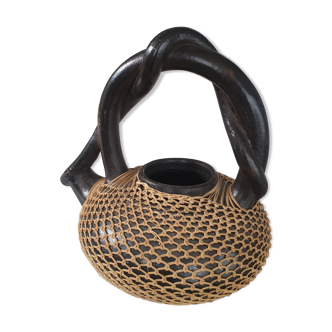 Terracotta teapot