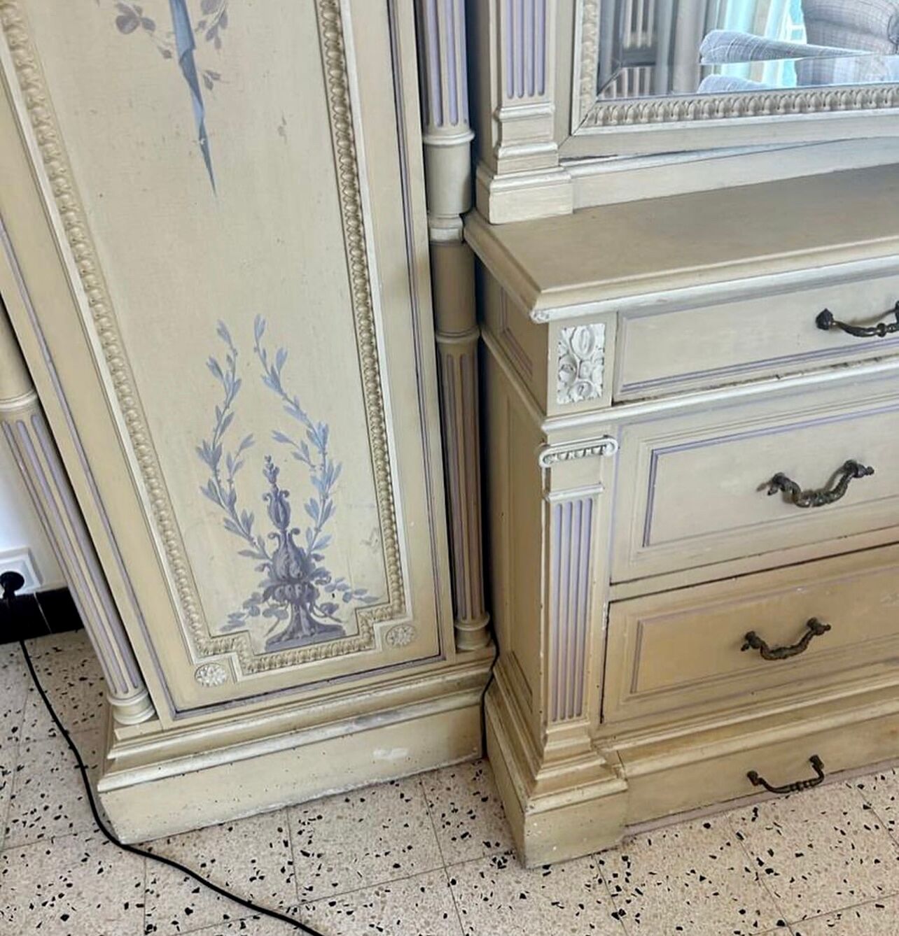 Louis XVI Style Lacquered Wardrobe