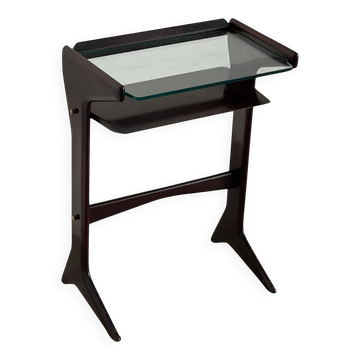 Small console/side table 1950s wood and glass Ico Parisi