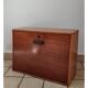 Mid Century Wall Mount Wood desk with formica writing surface