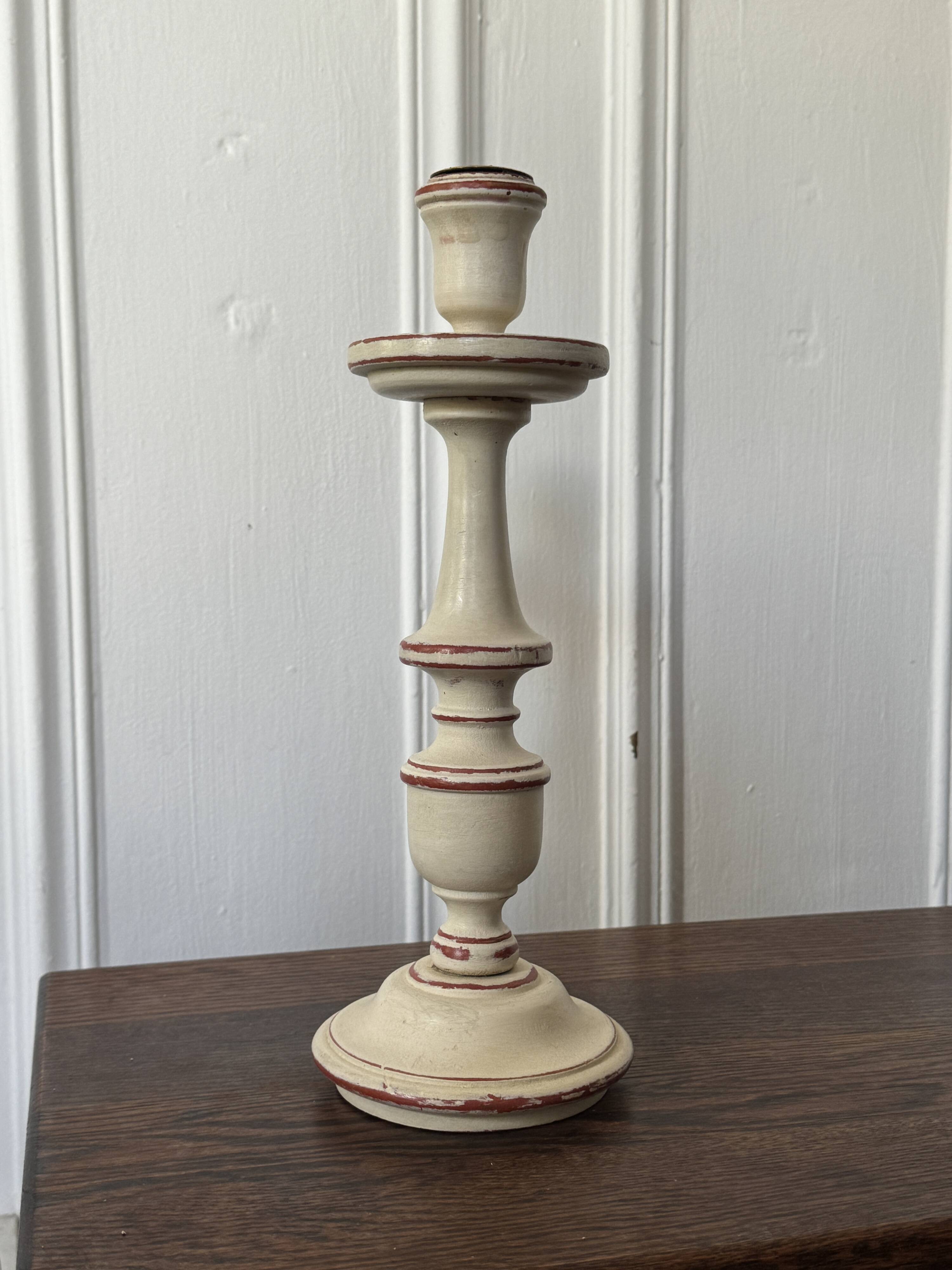 Vintage wooden chandelier