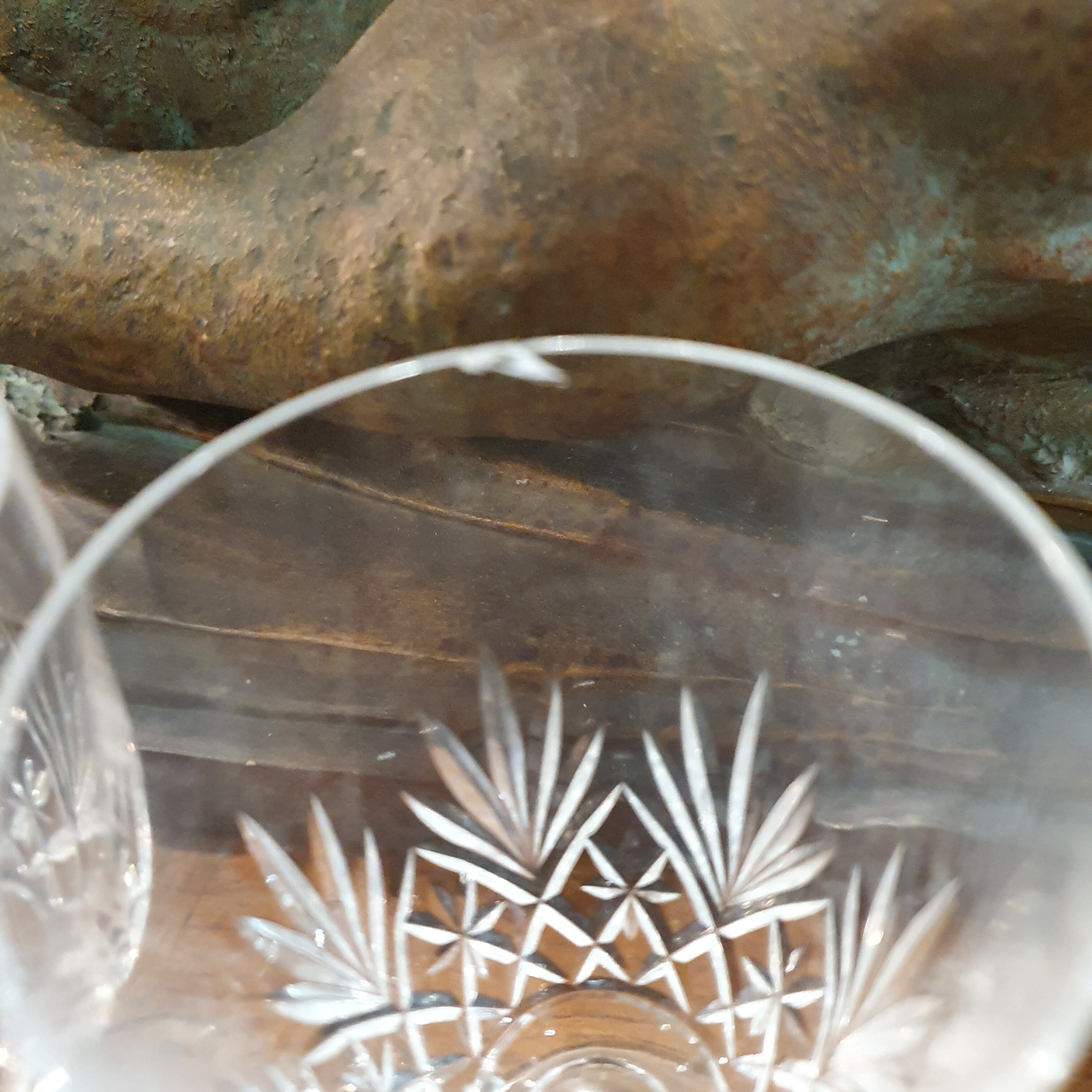 12 crystal stemware St. Louis model Massenet for water or wine