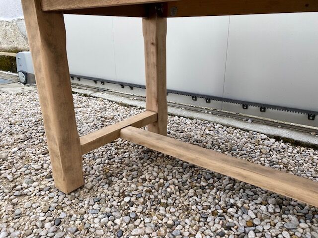 Stripped farmhouse table 180 cm